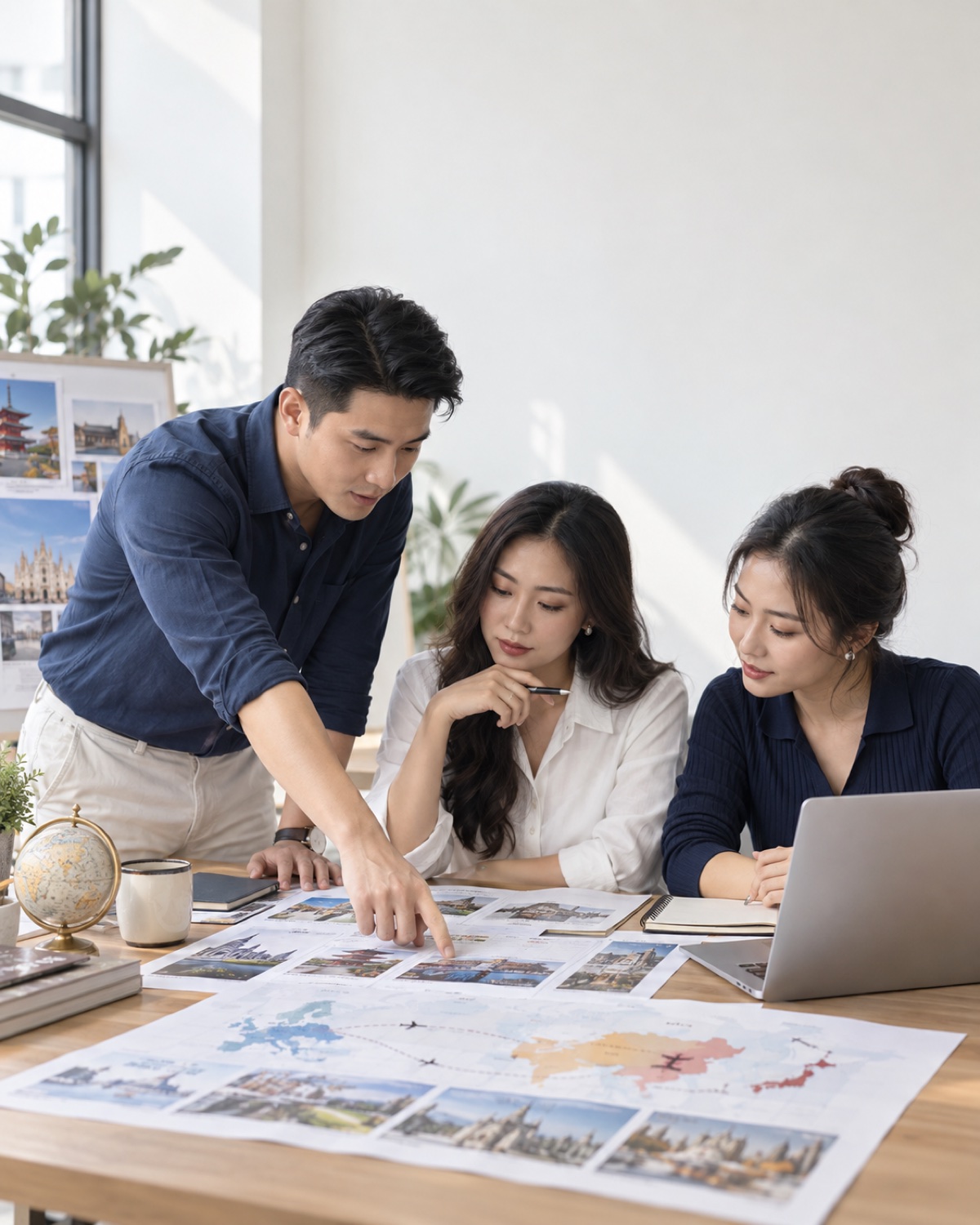 Đội ngũ NEX Travel Marketing lập kế hoạch chiến dịch